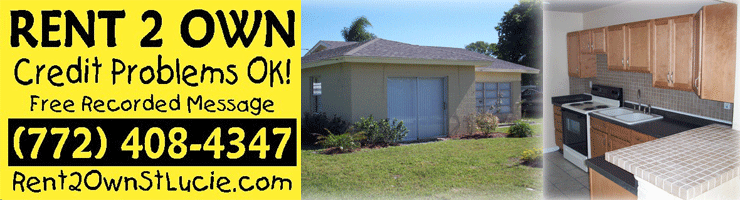 Lease Option Saint Lucie County, FL
